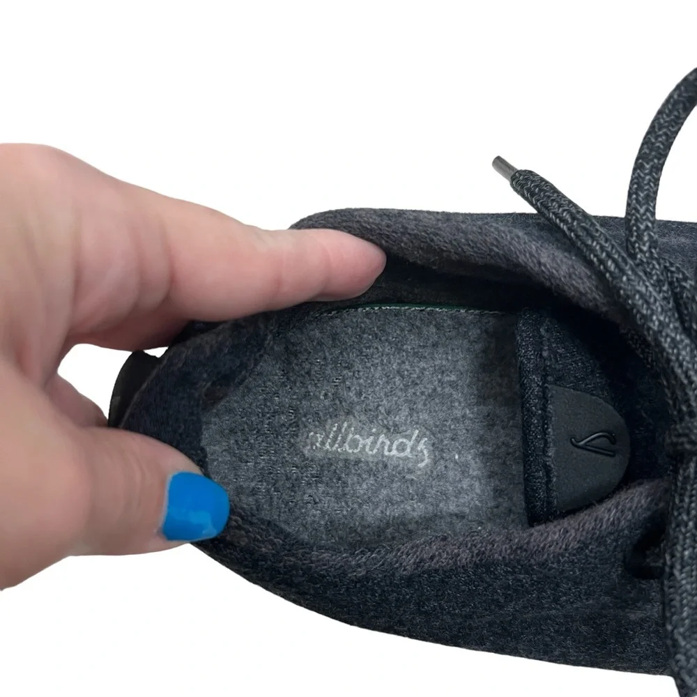 Allbirds dark gray lace up wool men’s sneakers size 12